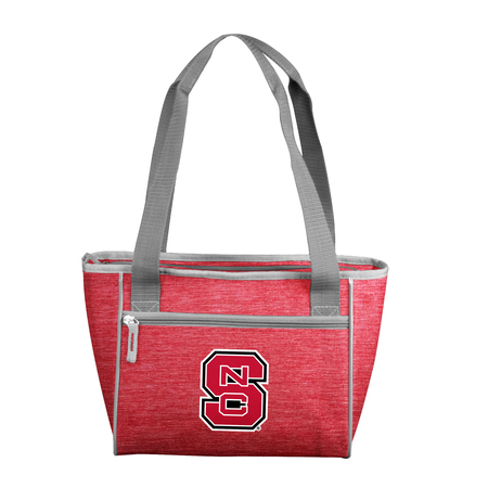 LOGO BRANDS NC State Crosshatch 16 Can Cooler Tote 186-83-CR1